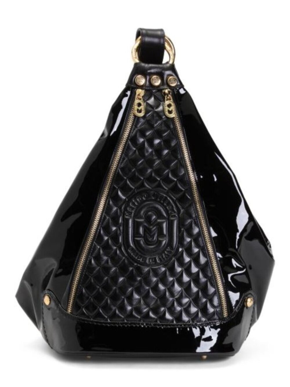 MARINO ORLANDI Made In Italy Leather Sling Backpack